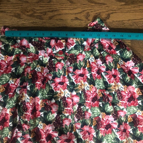 Herman Geist Floral MIDI Full Skirt Pleated - Picture 6 of 8